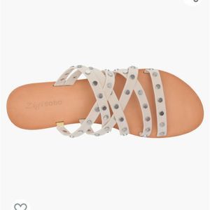 Strappy & Studed Flat Sandal